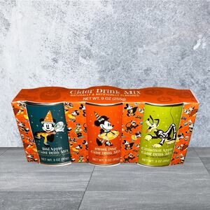 Disney Parks Red Apple Sweet Pear Cinnamon Apple Cider Drink Mix New Exp 7/5/28